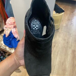 Vince Camuto Black Ankle Booties